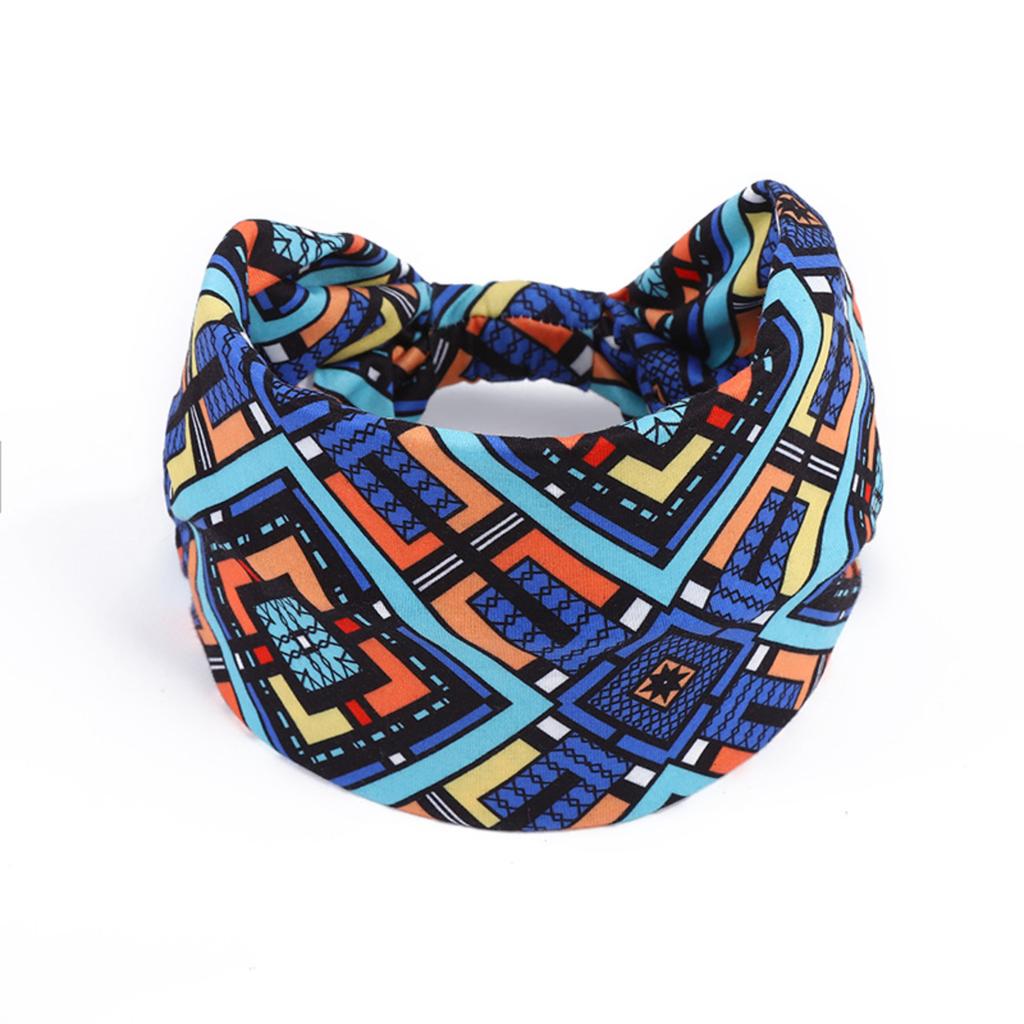 Bohemian- Headscarf, Print Headband, Elastic Women's Sports Yoga Headband