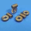 Micro Worm Gear and Worm Wheel Set, Ratio 1:25, Module 0.5 Worm Bore 5mm  for RC Models and Precision Machinery