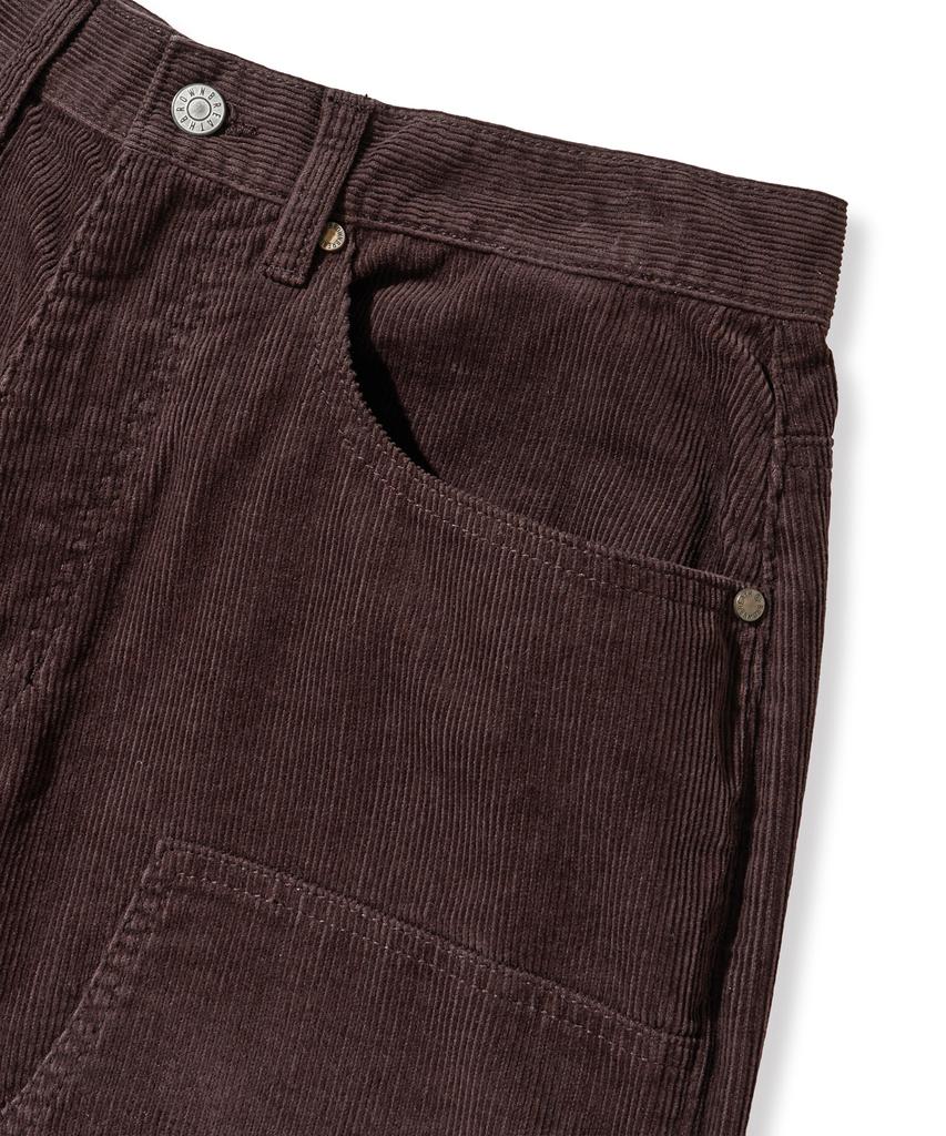 BROWNBREATH Double Knee Corduroy Pants - Brown
