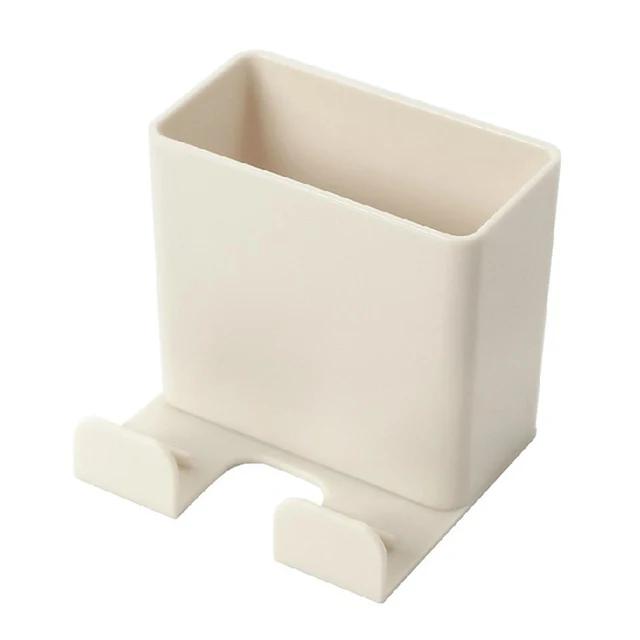 New Multifunctional Wall-mounted Storage Box Punch-free Mobile Phone Remote Control Storage Rack Bathroom Wall Debris Storage Ra