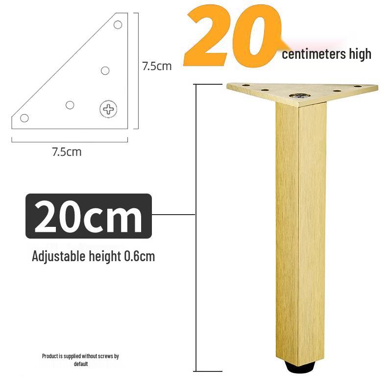 Triangular Aluminum Alloy Adjustable Sofa and Cabinet Legs