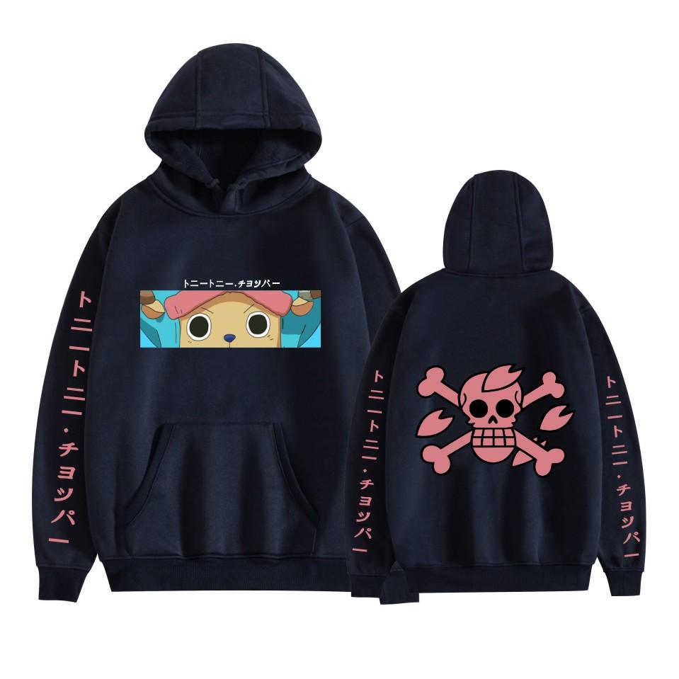 ONE PIECE Anime Hoodie Graphic Printed Sweatshirts Casual High Street Oversized Pullovers Man Women Long Sleeve Sweatshirt