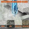 Four-Edged Serrated Eccentric Drill Bit Set High Hardness Hexagonal Simple Installation Multifunction Drill Bit