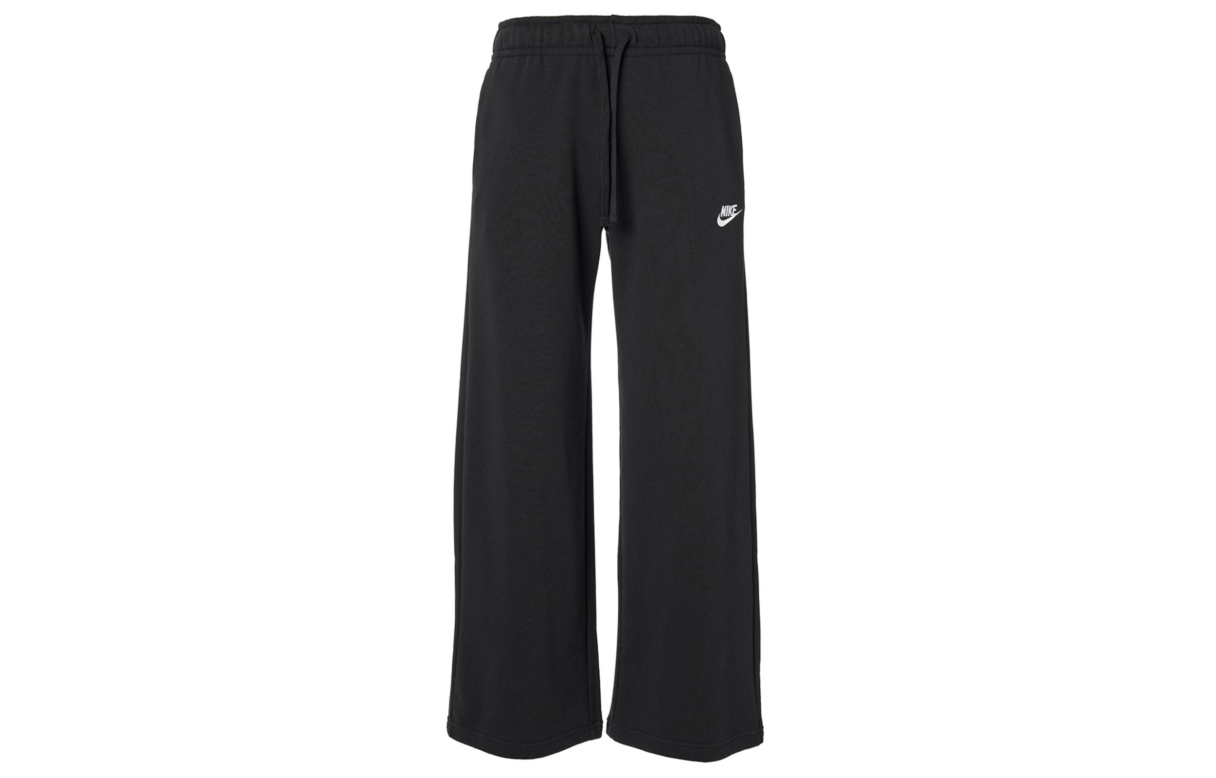 Nike Women s Mid-Rise Wide-Leg Sweatpants Black FB2728-010 S