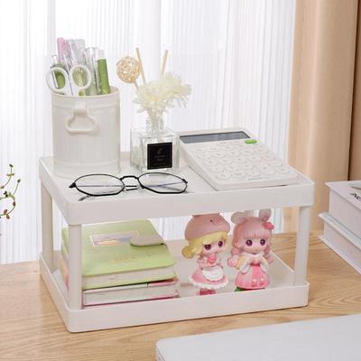 Corner Desk Bookshelf and Multifunctional Storage Organizer for Home, Office, Kitchen, or Bathroom