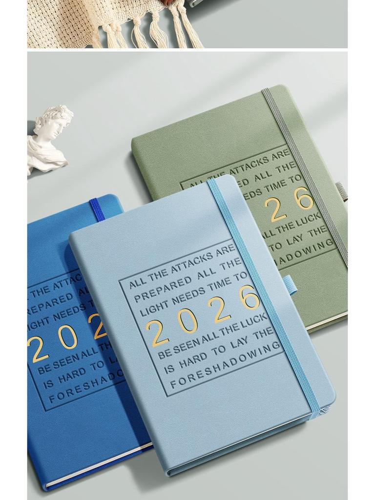 2026 A5 Premium Classification Notebook & Planner: Thickened Business Meeting Record Book