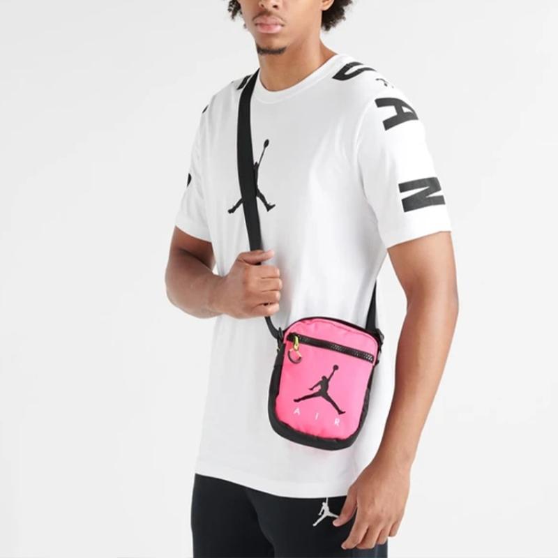 Jordan Polyester Handybeutel Umhängetasche Crossbody-Tasche Normal Unisex Rosarot Jordan 9A0197-A96
