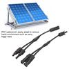 1 Pair Y Branch Connector Solar Panel Adapter Cable Splitter