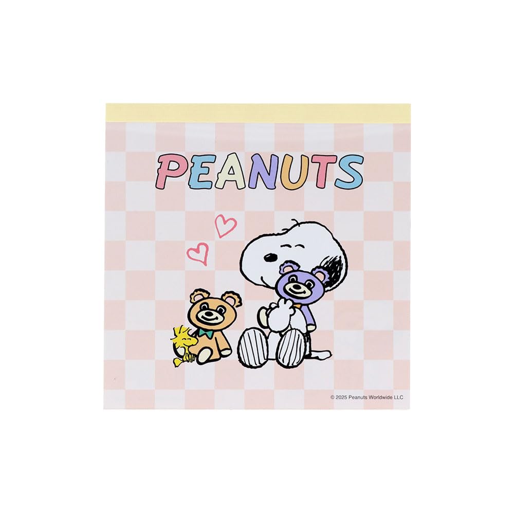 Stationery Snoopy Merchandise Memo Pad Square Pastel S2849976 Sun-Star