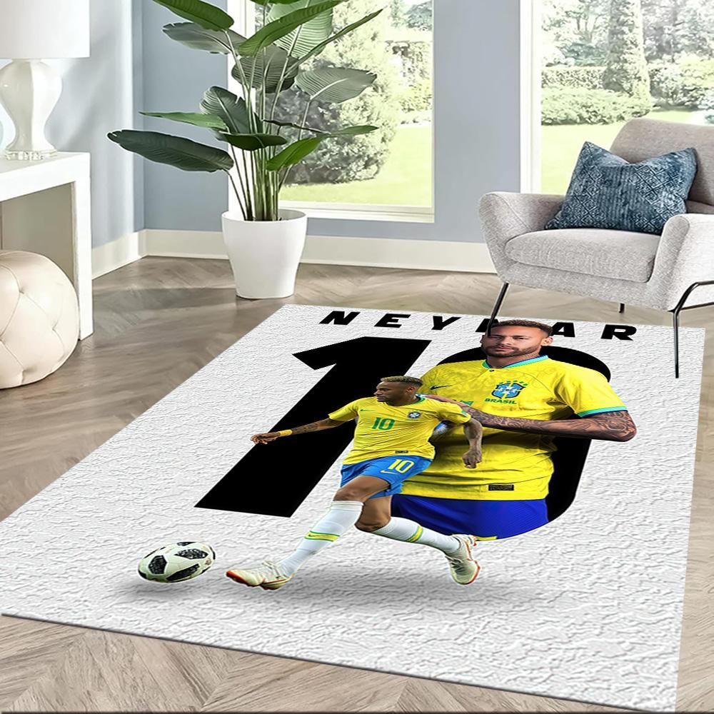 Neymar Jr. Dywaniki Brazil Legend Square to świetny wybór do salonów, sypialni, wystroju domu oraz jako prezenty.