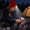 Hands Free LED Hat for Daily Life Knitted with Detachable Light Rechargeable Warm Winter Cap Outdoor Sports Built in Flashlight Safety Illumination