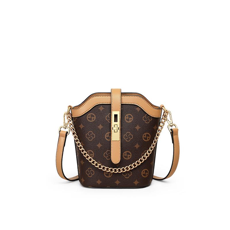 New Bucket Bag Autumn and Winter Crossbody Bag Small Bag High-end Single-shoulder Chain Bag Women's Bag