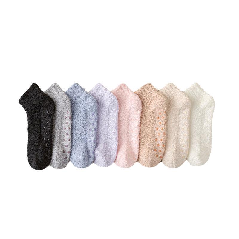 Women's Winter Thickened Warm Coral Fleece Anti-Slip Floor Socks