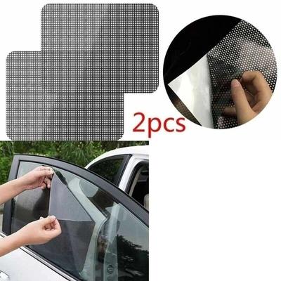2Pcs Universal PVC Car Window Sunshades Electrostatic Sticker Car Styling Car Sunroof Solar Film Shade UV Protector Accessories