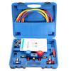 Air Conditioning Pressure Manifold Gauge Hose Kit Set For R22 Refrigerant Pressure Gauge Car Air Condition Refrigerant Gaug