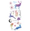 7-piece tattoo sticker men women body seal Elk Whale 9x19cm arms legs chest shoulders back easy apply children waterproof