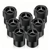 VFO1   Aluminum Car Tire Valve Caps For Mercedes Benz AMG W203 W206 W220 W205 W211 W108 Wheel Valve Stem Air Valve Cap Car Accessories
