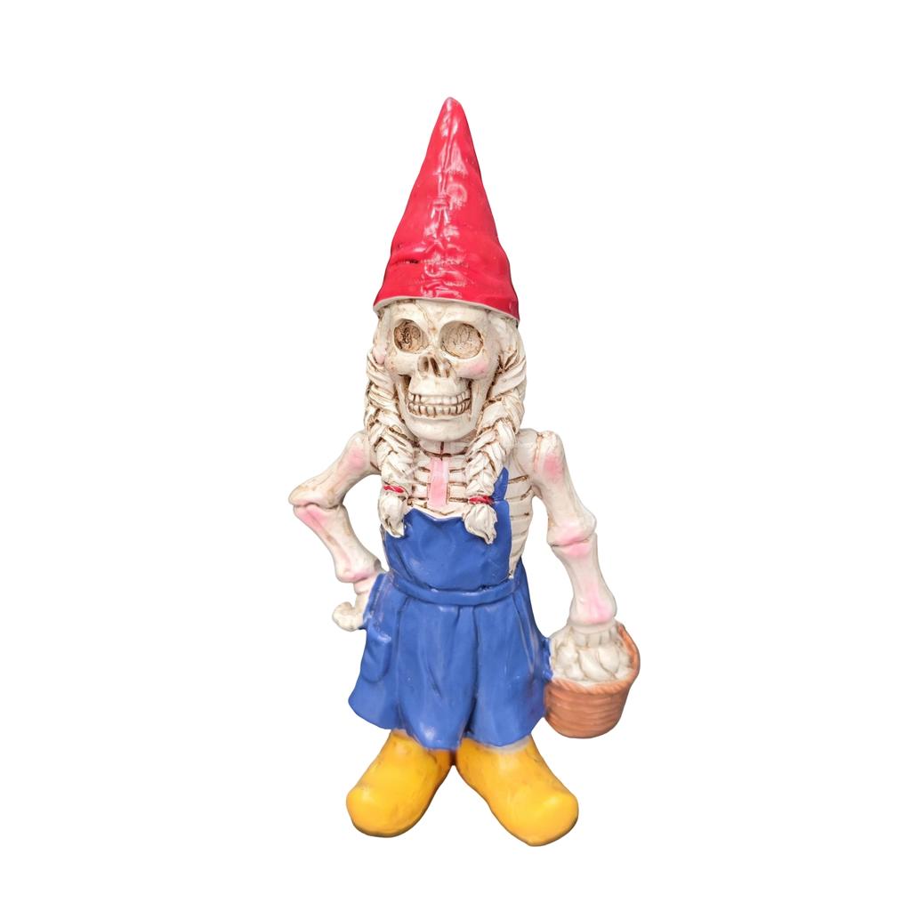 Skeleton Couple with Dog Resin Statue Halloween Yard Ornament Outdoor Decor