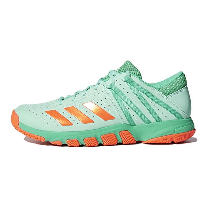 Adidas Wucht P5 Badminton Shoes Men's Low top Green/Orange DA8874