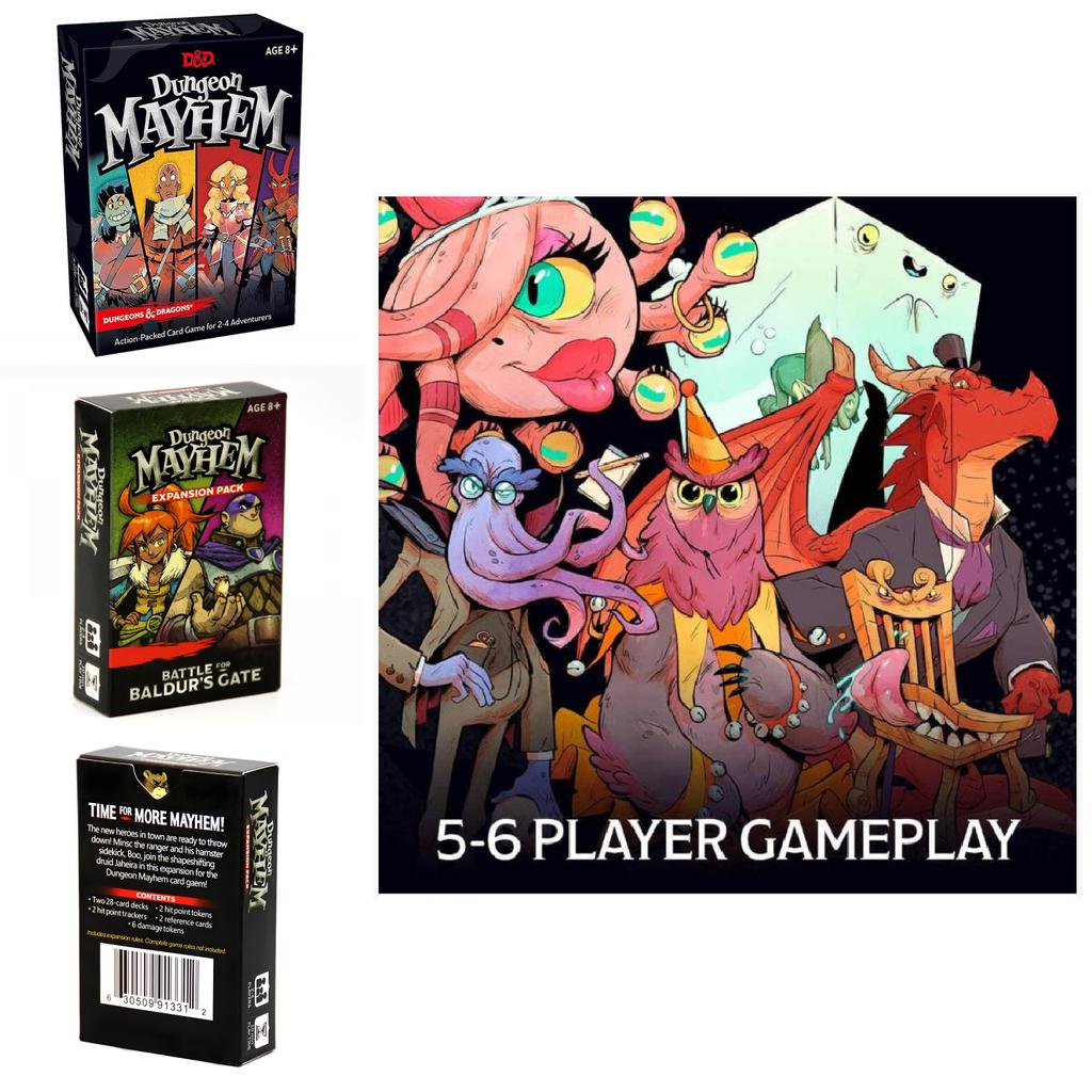 Exciting Dungeon Mayhem Strategy Game With Colorful Monsters For Family Fun