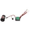 RC Car Brushed Motor ESC 550 Brushed Motor Waterproof 65A Brushed ESC for RC Car Boat 35T