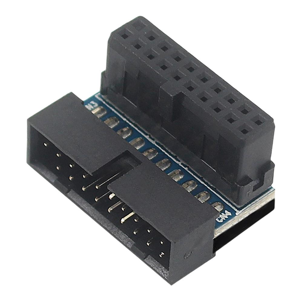 USB 3.0 19pin 20pin Male To Female Extension Adapter Angled 90 Degree for Motherboard Mainboard Connector Socket