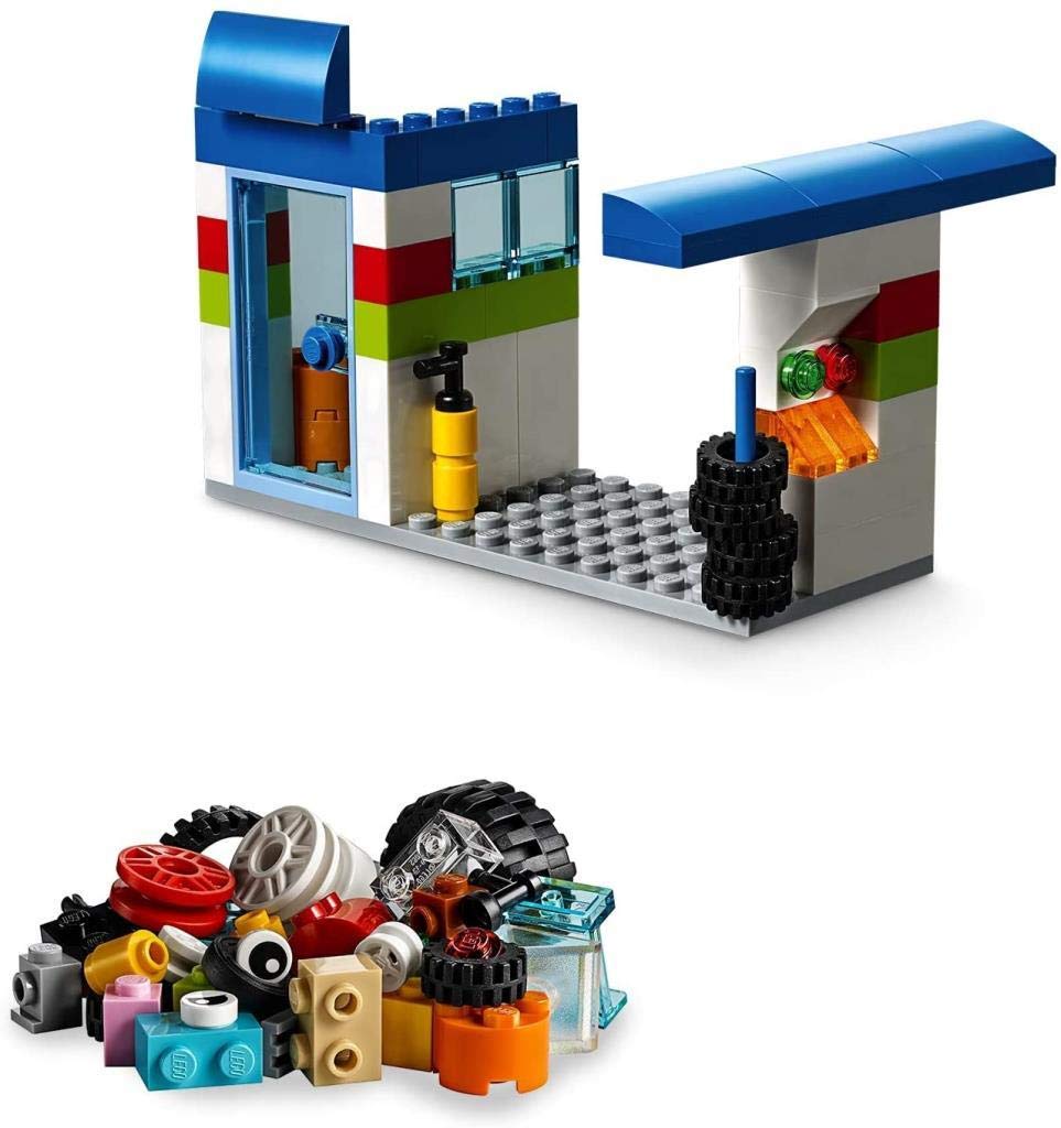 LEGO Classic Idea Parts Tire Set 10715 Educational Building Blocks for Girls and Boys