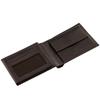 Men' Wings Wallet Made of Genuine Goat Leather Brown