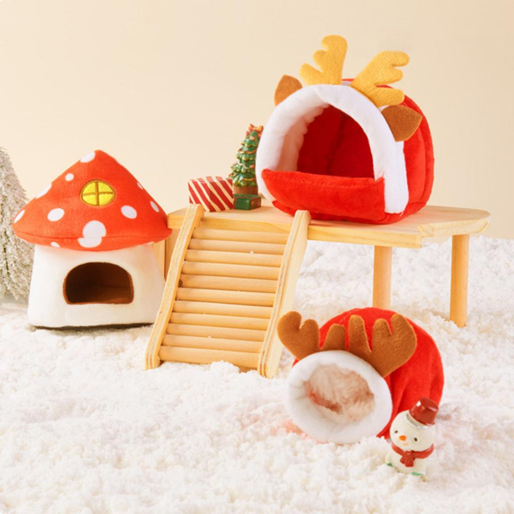 Hamac pour hamster Hiver Chaud Coton Petit Animal Cage Nid de Sommeil Lit pour Cochons d'Inde Hérisson Écureuil Accessoires de Cage