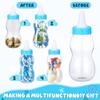 Milk Bottle Piggy Bank Transparent Bottle Money Box For Plastic Saving Pot Cash Bank Coin Storage Decoration