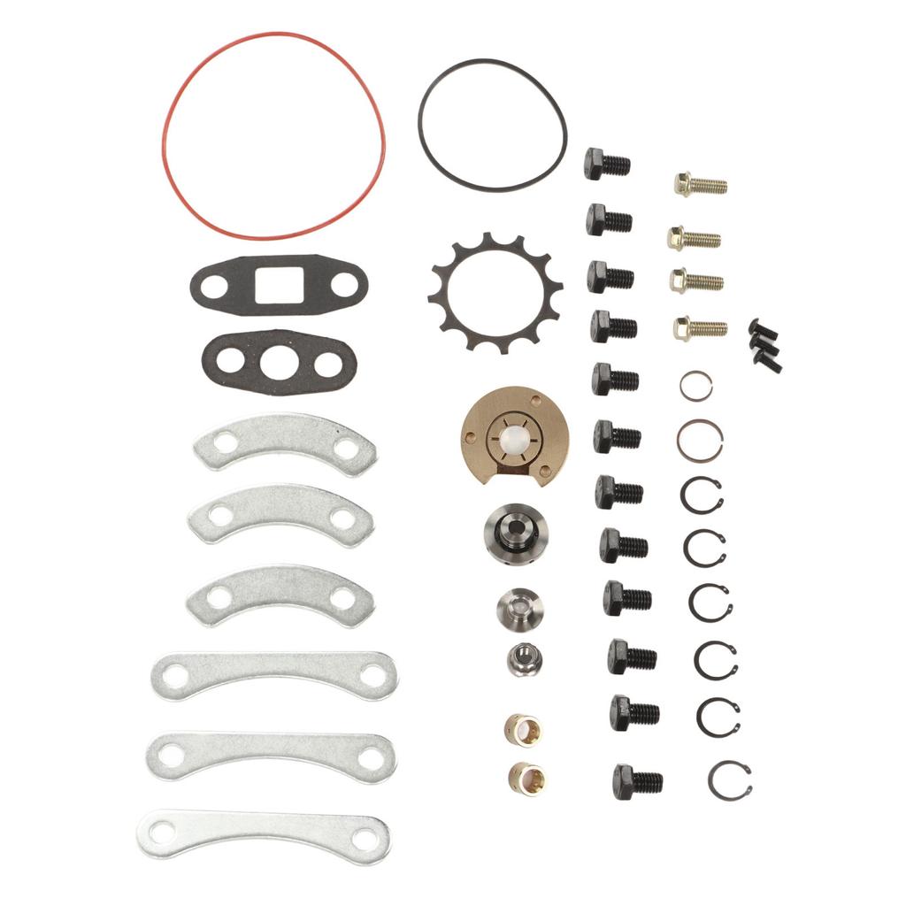 44pcs Standard Shaft Turbo Repair Kit Stable Performance Metal Alloy for T3 T4 T04E T04B Turbo Charger