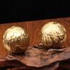 Brass Toad Baoding Massage Balls for Stress Relief and Fitness - Ideal Gifts for Middle-Aged and Elderly