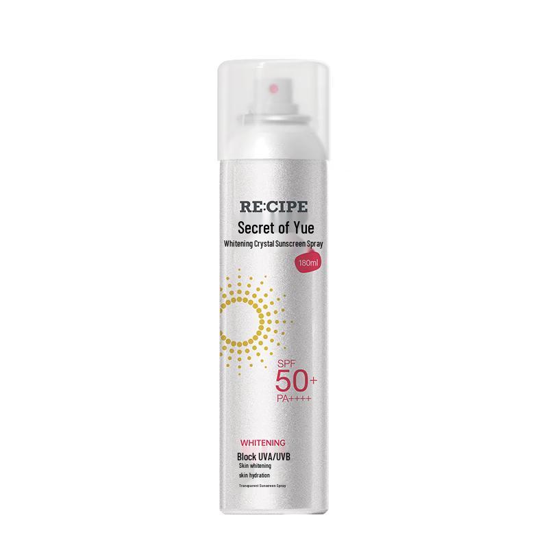 RE:CIPE Crystal Whitening SPF50+ PA++++ Sunscreen Spray