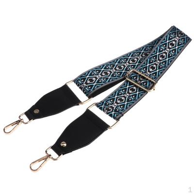 Náhradní 2palcový široký popruh na kabelku, barevné nylonové crossbody kabelky modré, 5 cm
