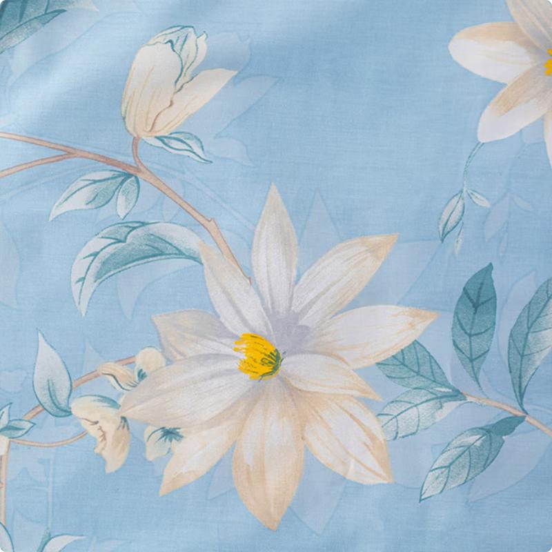 Dohia Orchid Floral Cotton Summer Quilt