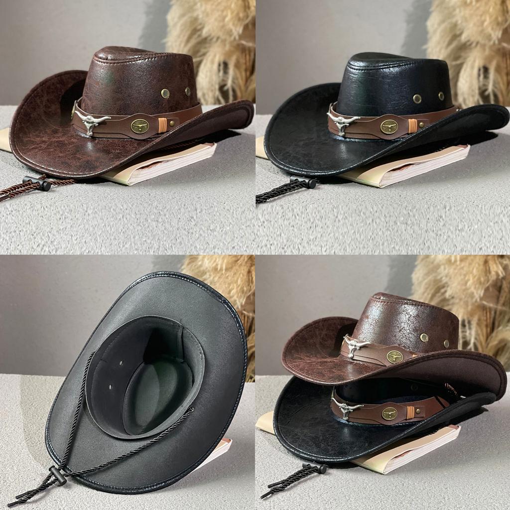 Outdoor Traveling Camping Hiking House Western Cowboy Hat Multipurpose Party Decoration Present Supplies Accessory