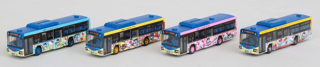 The Bus Collection Bus Collection Kawasaki City Transportation Bureau Kawasaki Norfin X Hello Kitty Video Town Wrapping B Diorama Supplies First Order