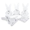 Reusable Silicone Display Ornament Molds For Crafting Rabbit Decorations And Hanging Rings Great For Festive Occasions