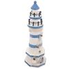 Phare en Bois Style Méditerranéen Vintage Taille 23 Décoration Maison Bureau Ornement de Table Robuste Fait Main Phare