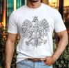 Königliches Polnisches Gekröntes Adler T-Shirt Polen Erbe Wappen Nationales Symbol Tee Top