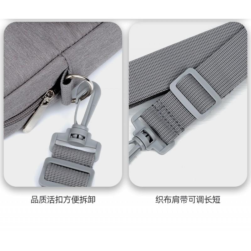 13-inch Laptop Sleeve Bag IPad Air Pro With Adjustable Strap Water-Resistant Shockproof Shoulder Men Women