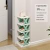 Compact Lightweight Shoe Rack: Space-Saving, Removable Storage for Dorms & Indoor Use