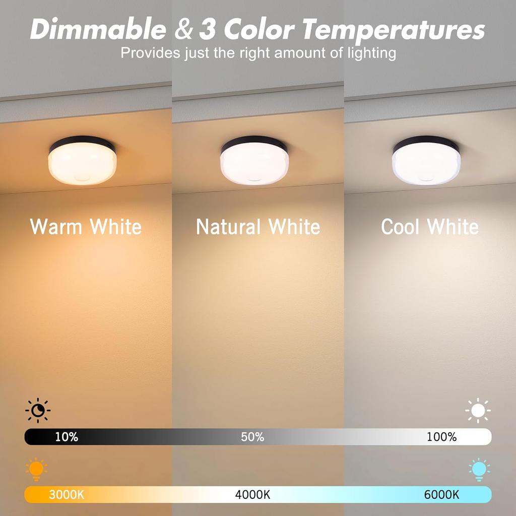 2-Pack Waterproof Shower Lights for Inside Shower, Rechargeable Shower Lamp | 15 RGBW Color Mood Lighting with Remote Dimmable&Timer, LED Wireless