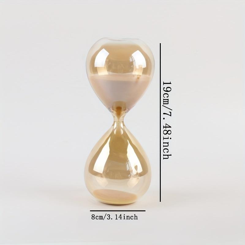 1pc Colorful 30-Minute Decorative Sand Timer Colored Glass Design Home Office Party Table Centerpiece Decor Ideal Gift Idea