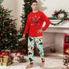 Matching Family Printed Loungewear Set with Neck, Long Sleeves and Long Pants