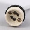 4Pcs Ceramic Gu10 Base Socket Adapter Wire Connector Porcelain Halogen Gu10 Lamp Holder Lampholder For Led Spot Light Bulb