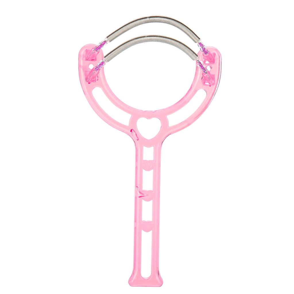 Portable Face Lips Hair Epilator Removal Plastic Spring Device Buty Tool (Green)