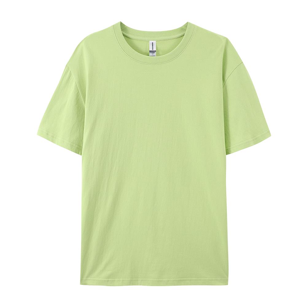 Rundhals Baumwolle Einfarbige T-Shirts Herren Damen Kurzarm Lässig Weiche Kleidung Sommer Oberteile