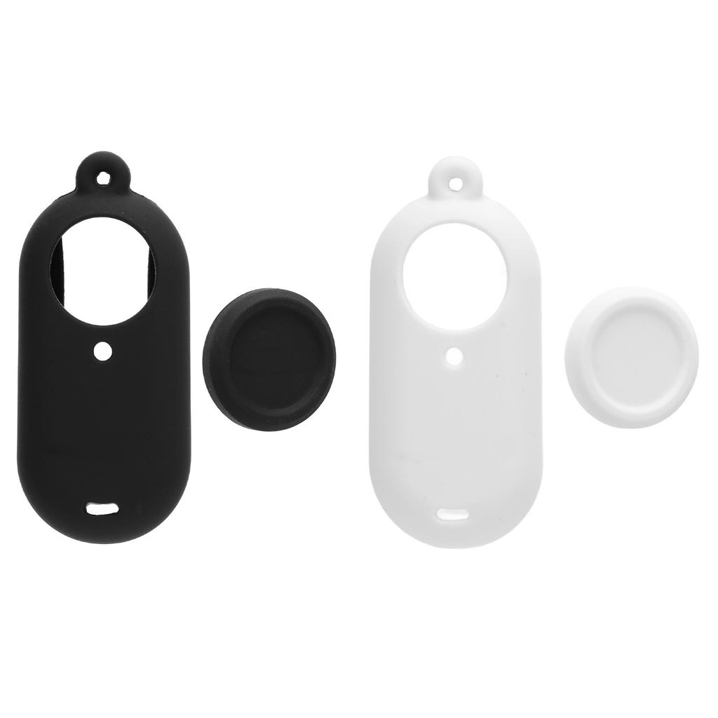 Silicone Protective Case Set for GO 3S Thumb Camera Protective Cover and Lens Cap with Lanyard