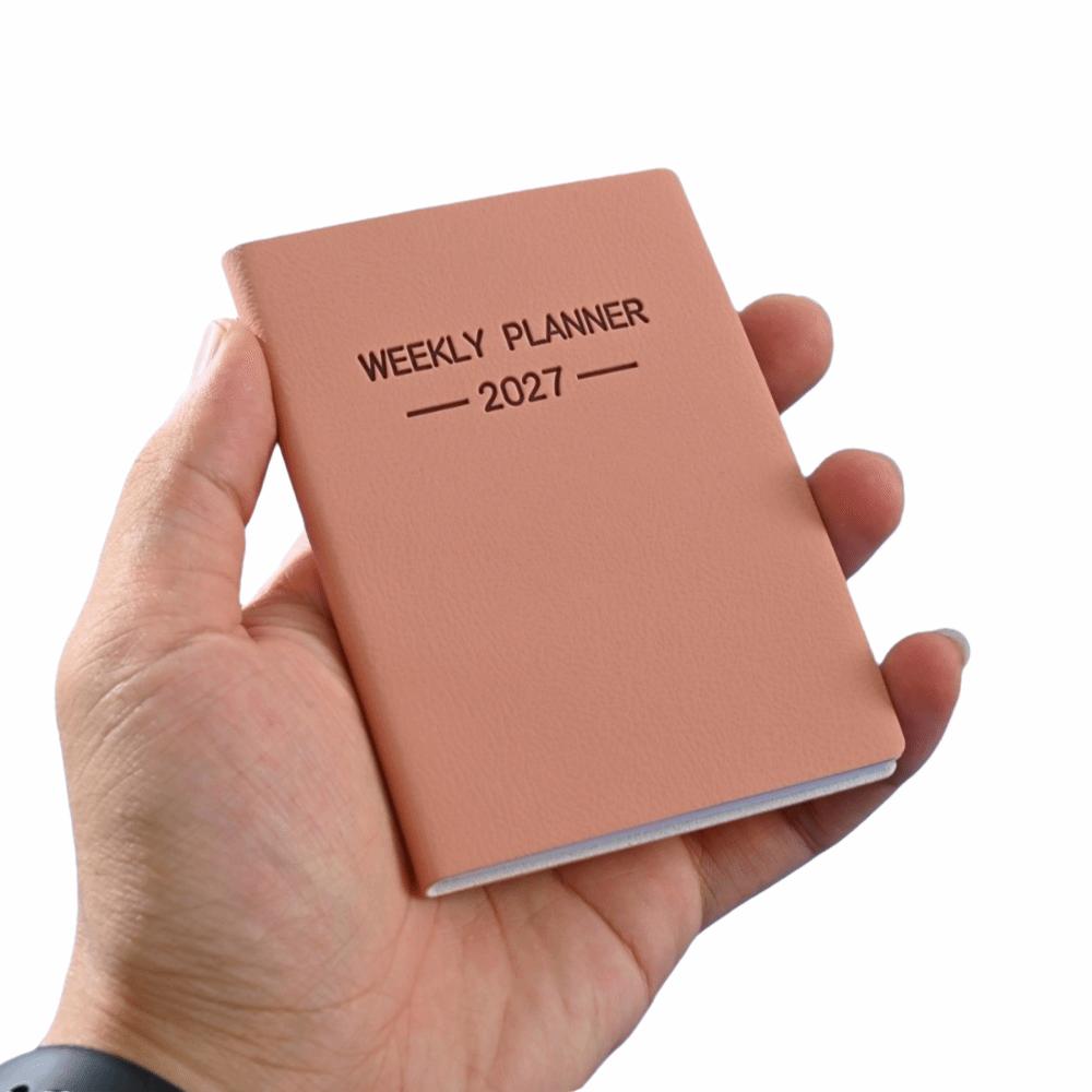 Pocket 2027 Agenda Book A7 Notebooks Mini Appointment Book School Office Supplies